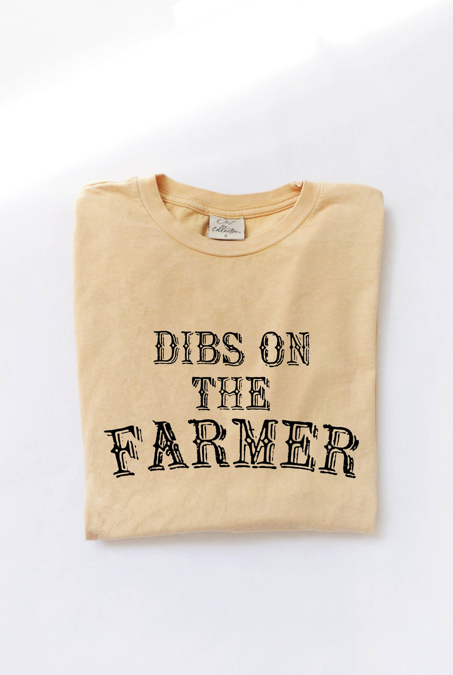 DIBS ON THE FARMER Mineral Washed Graphic Top
