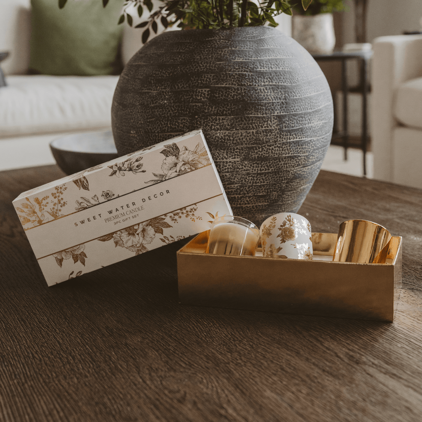 Candle Gift Box Set (Salt and Sea, Island Air, Palo Santo Patchouli)