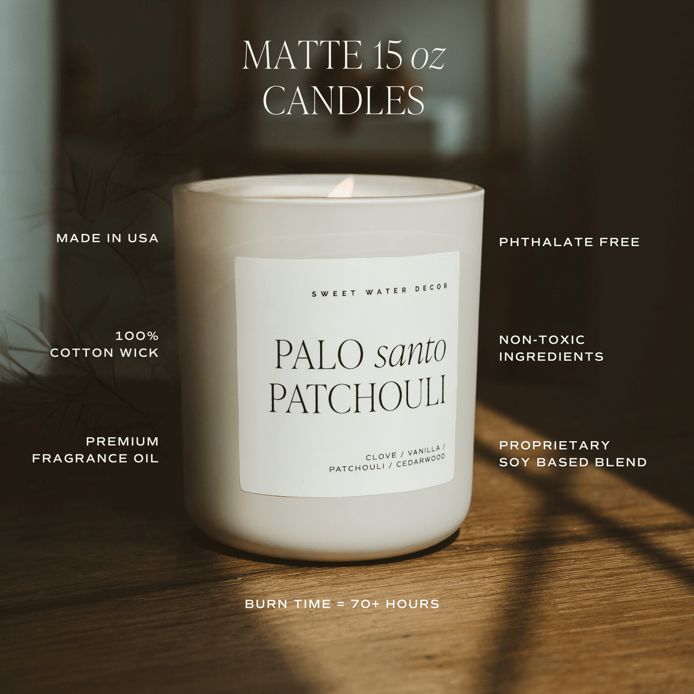 Farmhouse Soy Candle - Tan Matte Jar - 15 oz