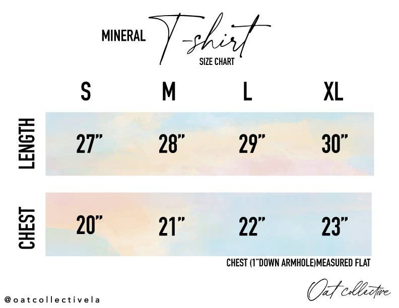 FRESH FLOWER MARKET Mineral Washed Graphic Top